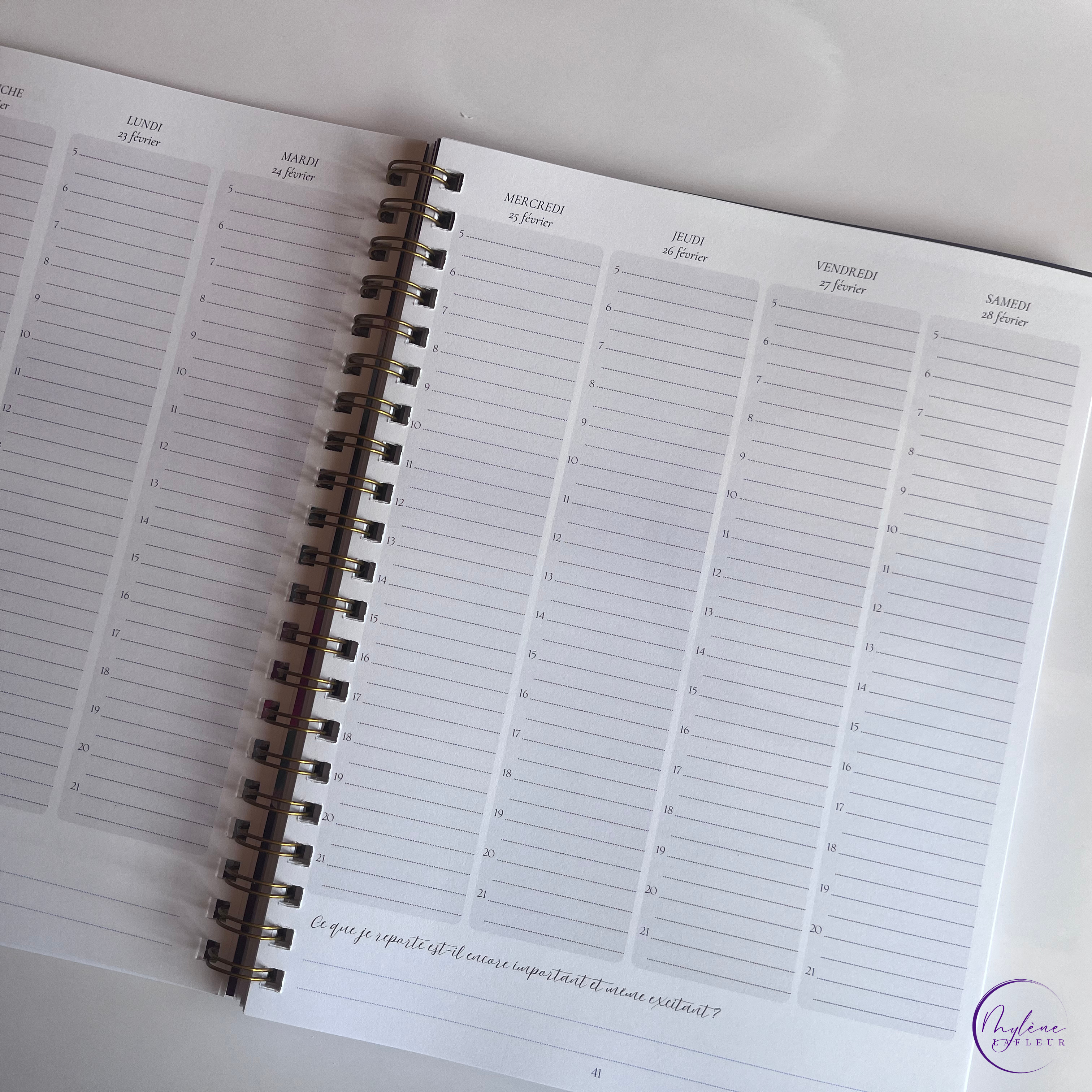 ÉLYA — Planificateur daté 2026